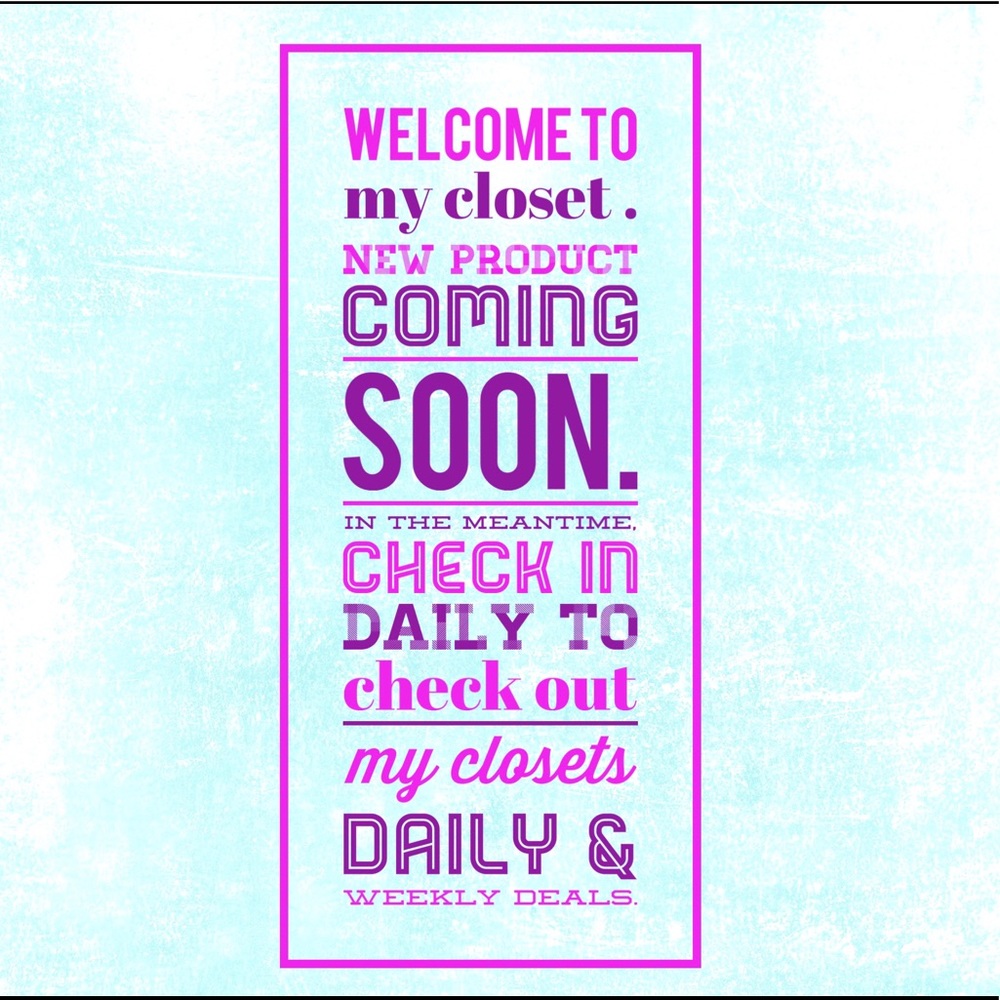 Welcome to my closet 🥰